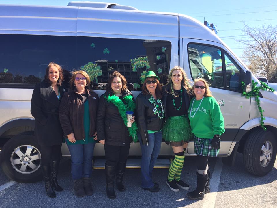 limo shuttle Pirate Party Bus