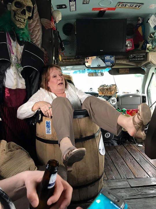 Black Pearl Pirate Party Bus