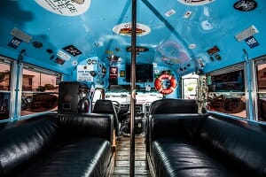 Bloody mary Pirate Party Bus